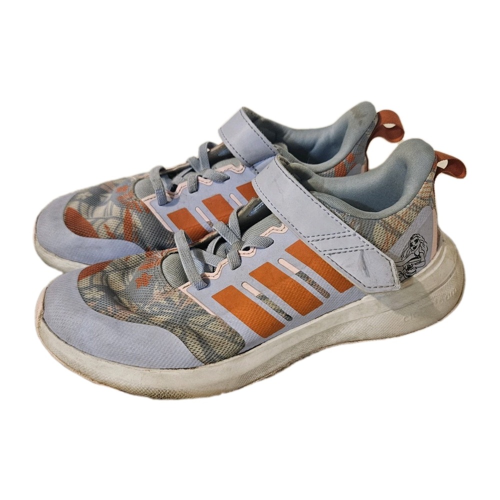 Adidas Cloudfoam Shoes Girls Size 3 US Moana Disney‎ Athletic Sneakers